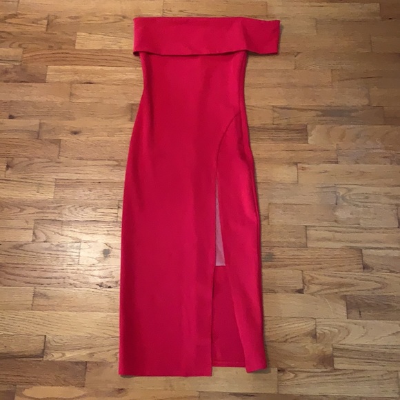 X Revolve Audrey Dress in Red - Picture 4 of 6